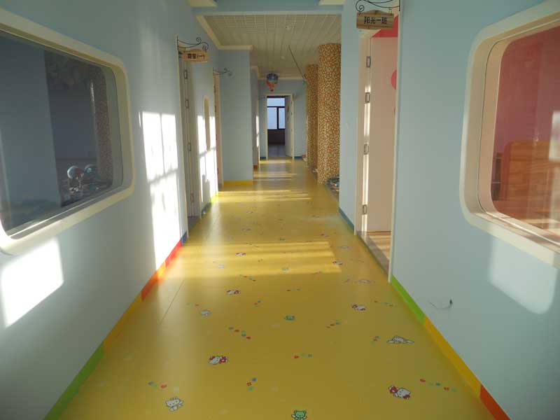 陕西榆林市远兴国学幼儿园塑胶地板 陕西榆林市远兴国学幼儿园塑胶地板