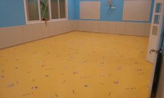 天津西青区莱茵阳光双语幼儿园地板