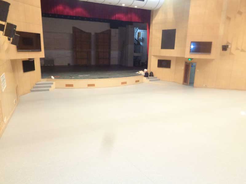 北师大田家炳艺术书院礼堂pvc地板